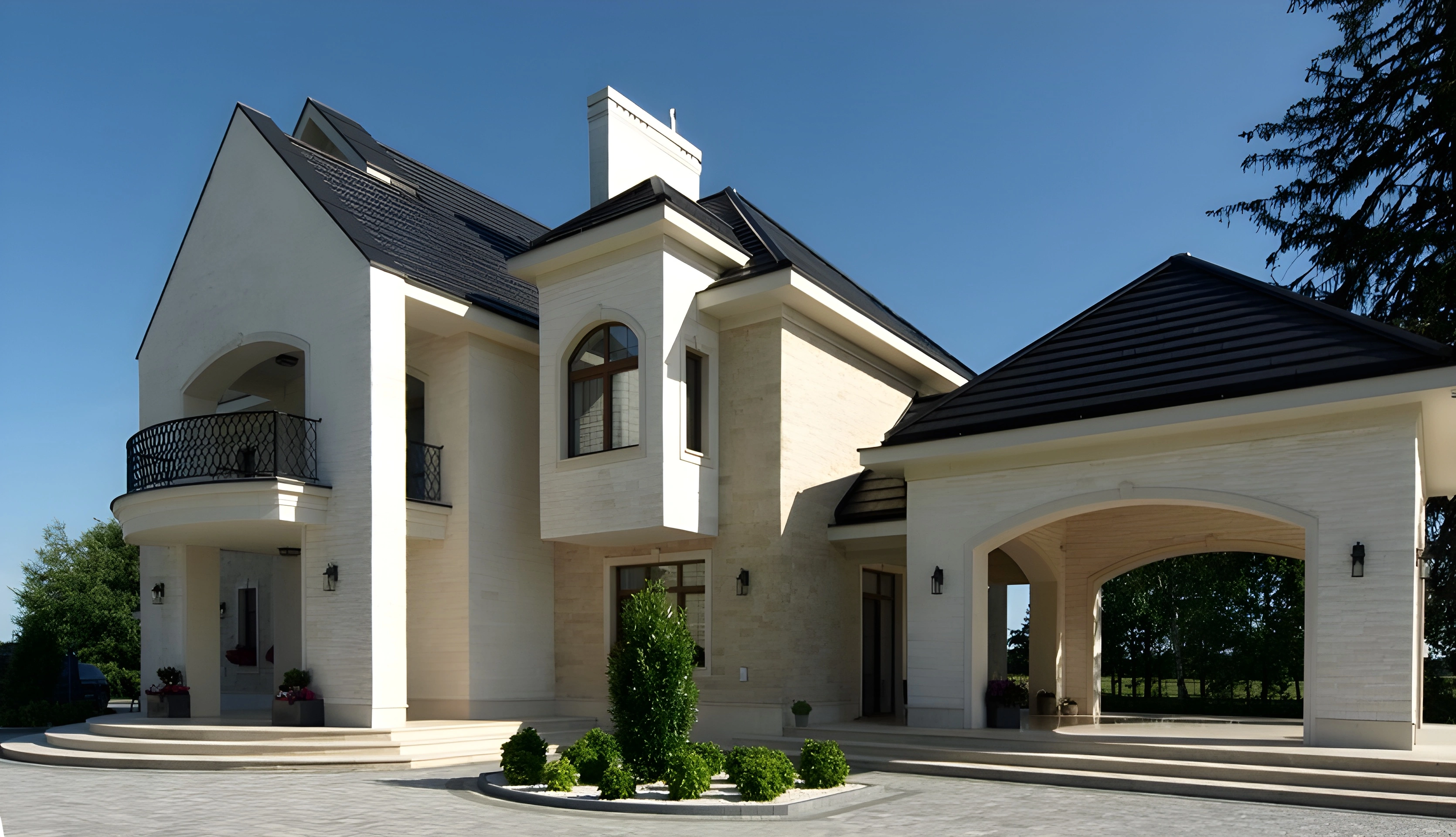 >Elewacja z kamienia