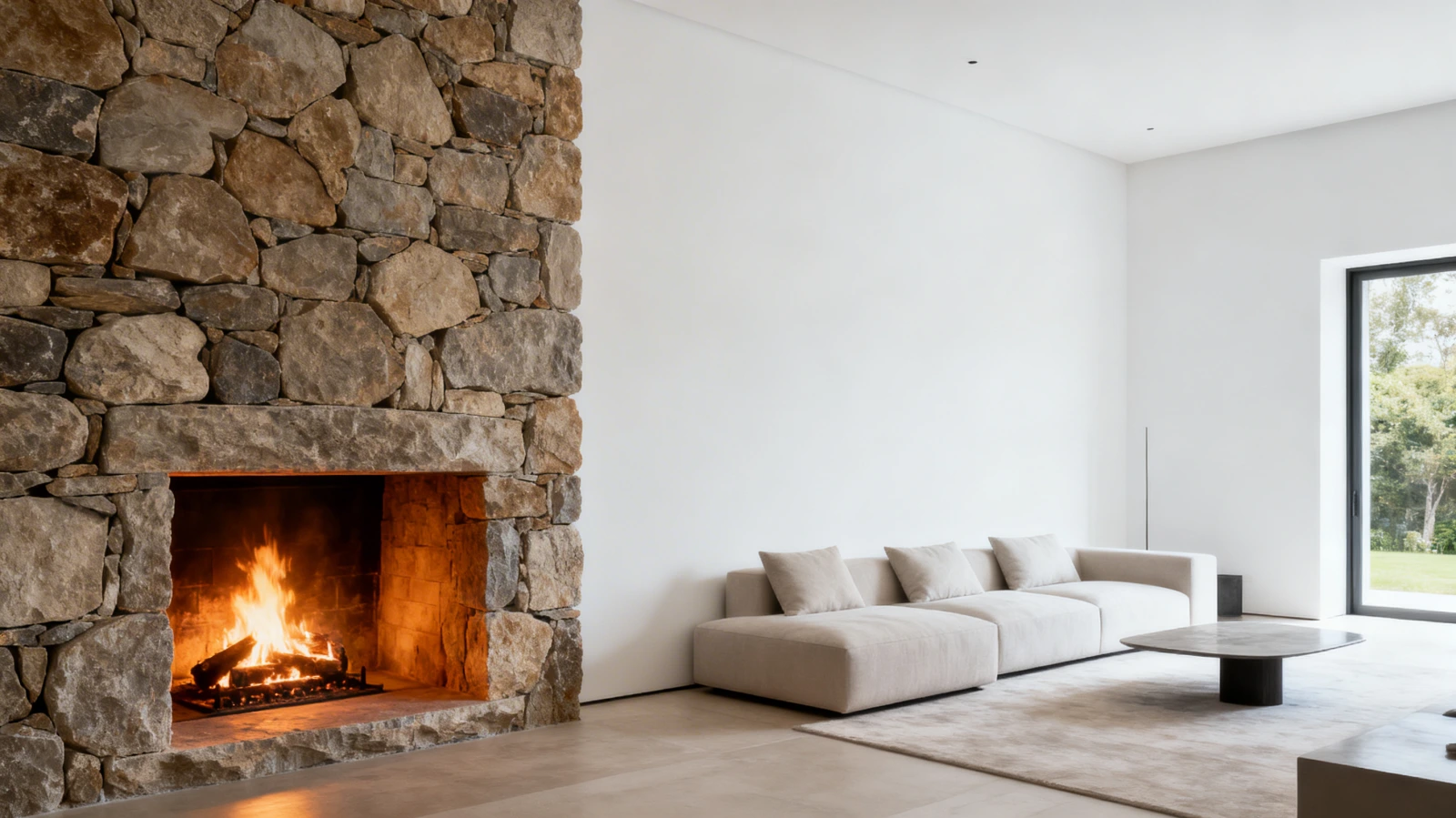 Kamień naturalny na ściany wnętrz - elewacja